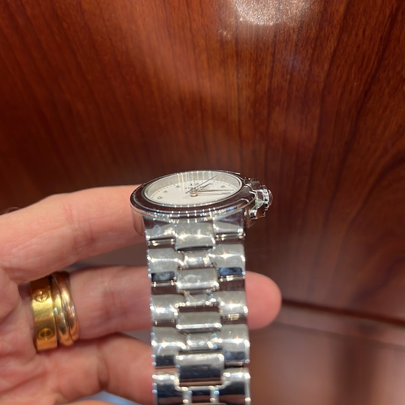 Tissot T-Sport White Diamond Dial Stainless Steel Ladies Watch T0802101101600 - Picture 7 of 8